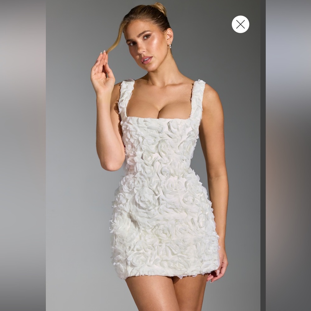 Oh Polly White Sleeveless Bodycon Midi Dress